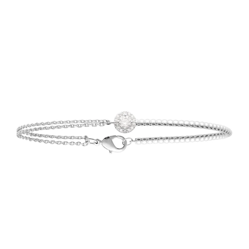 L'atelier Precieux Silver Bracelet/ 87393918