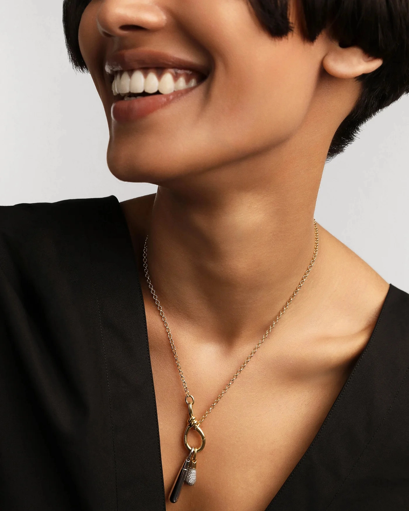 PDPAOLA 18K Gold Plated Silver Pendant/ CO01-790-U