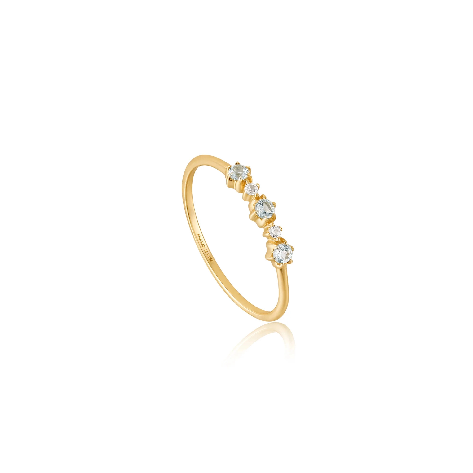 Ania Haie 14K Gold Ring/ RAU006-01YG-54