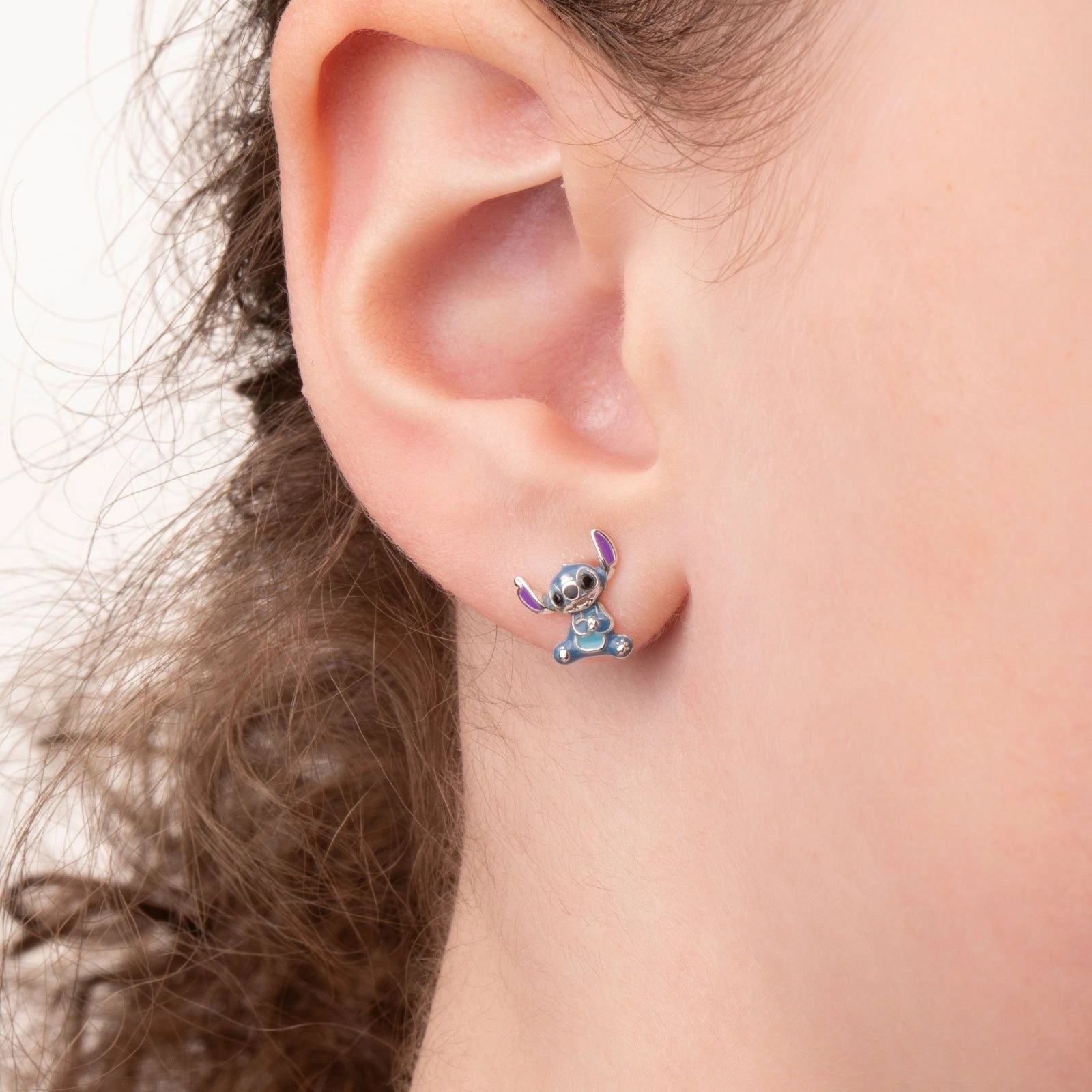 Disney Children's Silver Earring/ ES00037SRHL