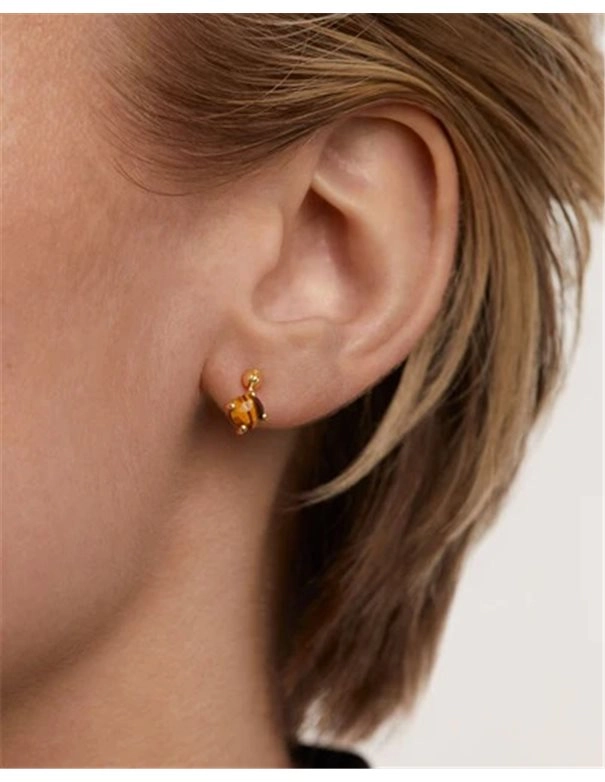 PDPAOLA 18K Gold Plated Silver Single Earring/ PG01-707-U