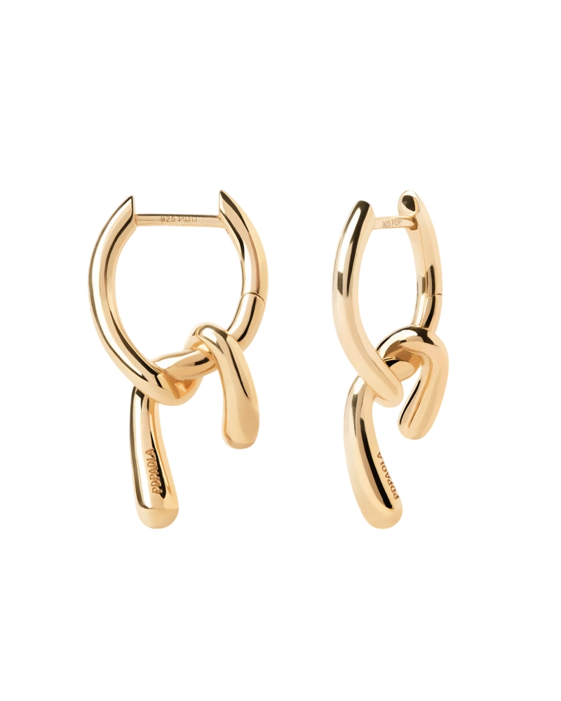 PDPAOLA 18K Gold Plated Silver Earring/ AR01-D28-U