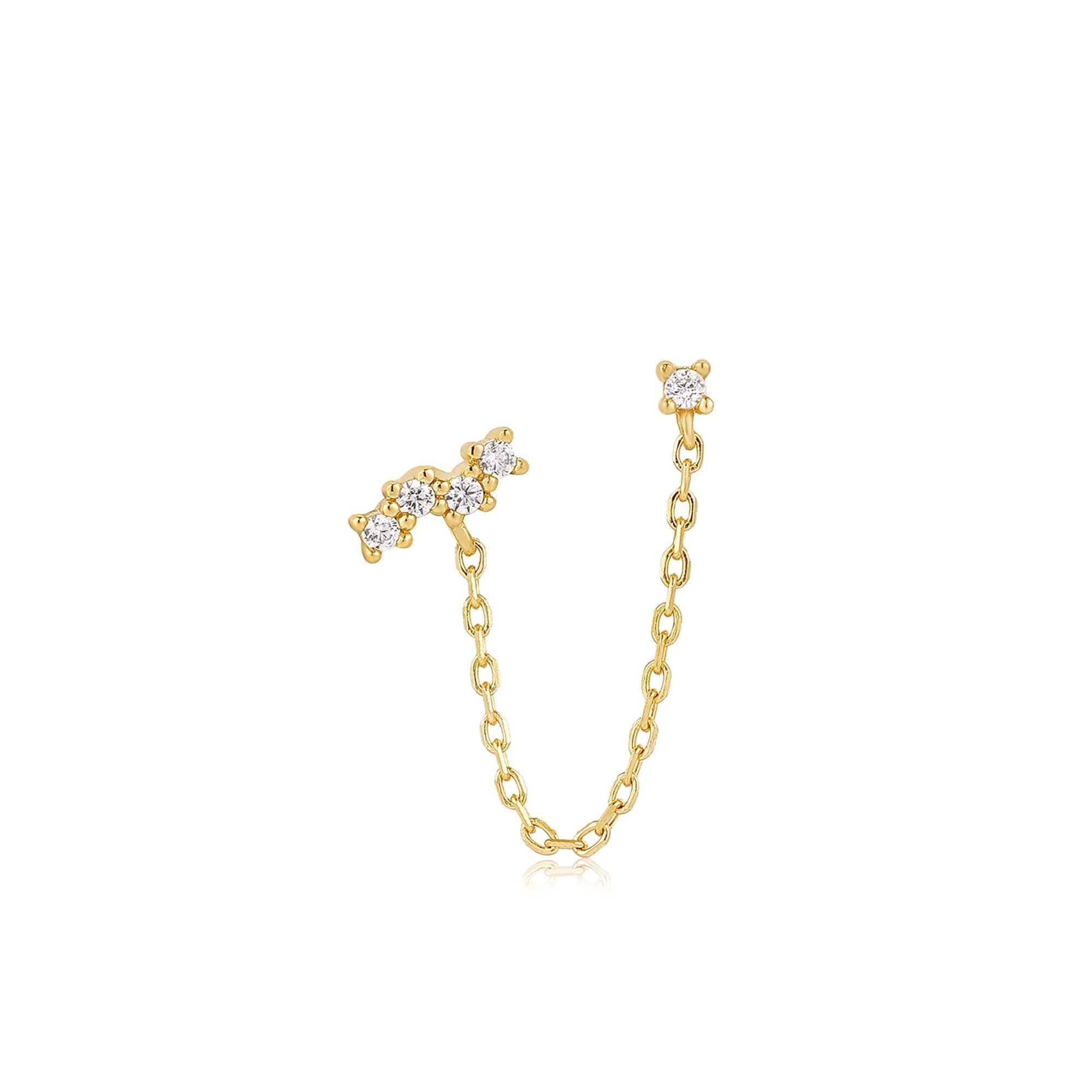 Ania Haie 14K Ոսկեպատ Արծաթյա Մոնո–ականջօղ/ E047-10G