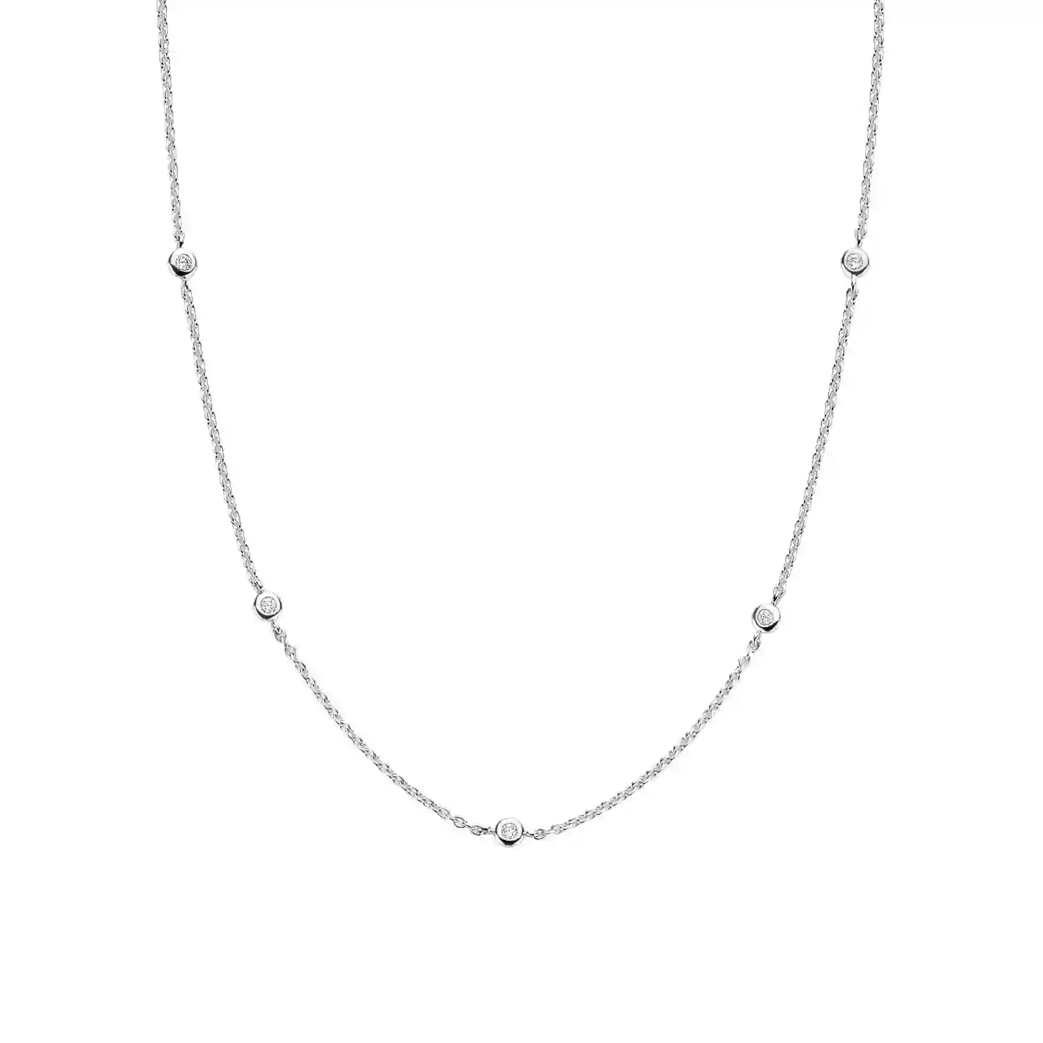 Ti Sento Silver Necklace/ 3978ZI-42
