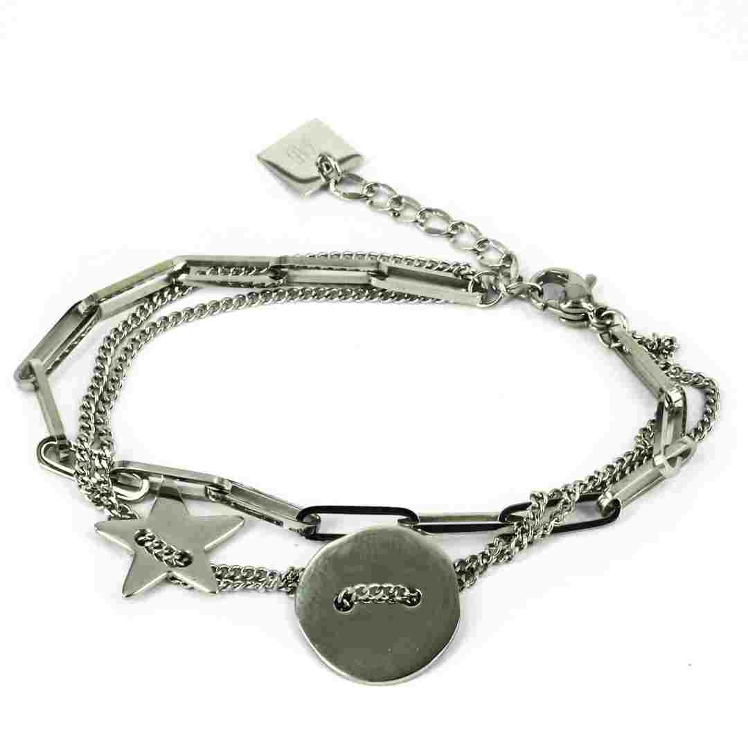 Zag Bijoux Stainless Steel Surgical Bracelet/ SBX9013-00UNI