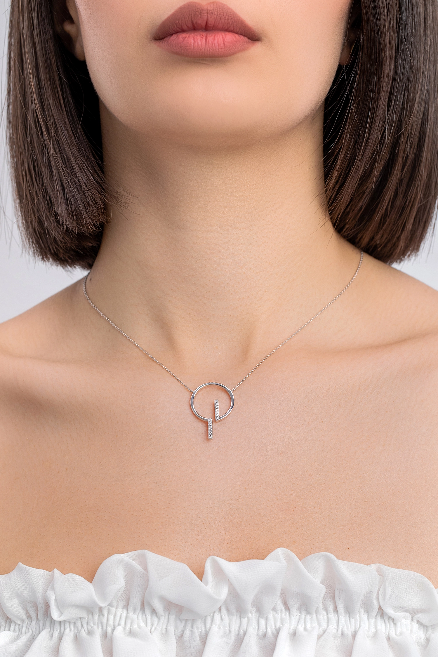 L'atelier Precieux Серебряное Ожерелье/ 87173245