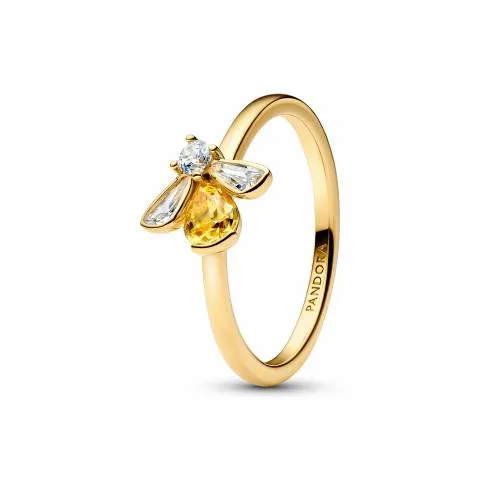 Pandora Timeless 14K Gold Plated Silver Ring/ 164562C01-54