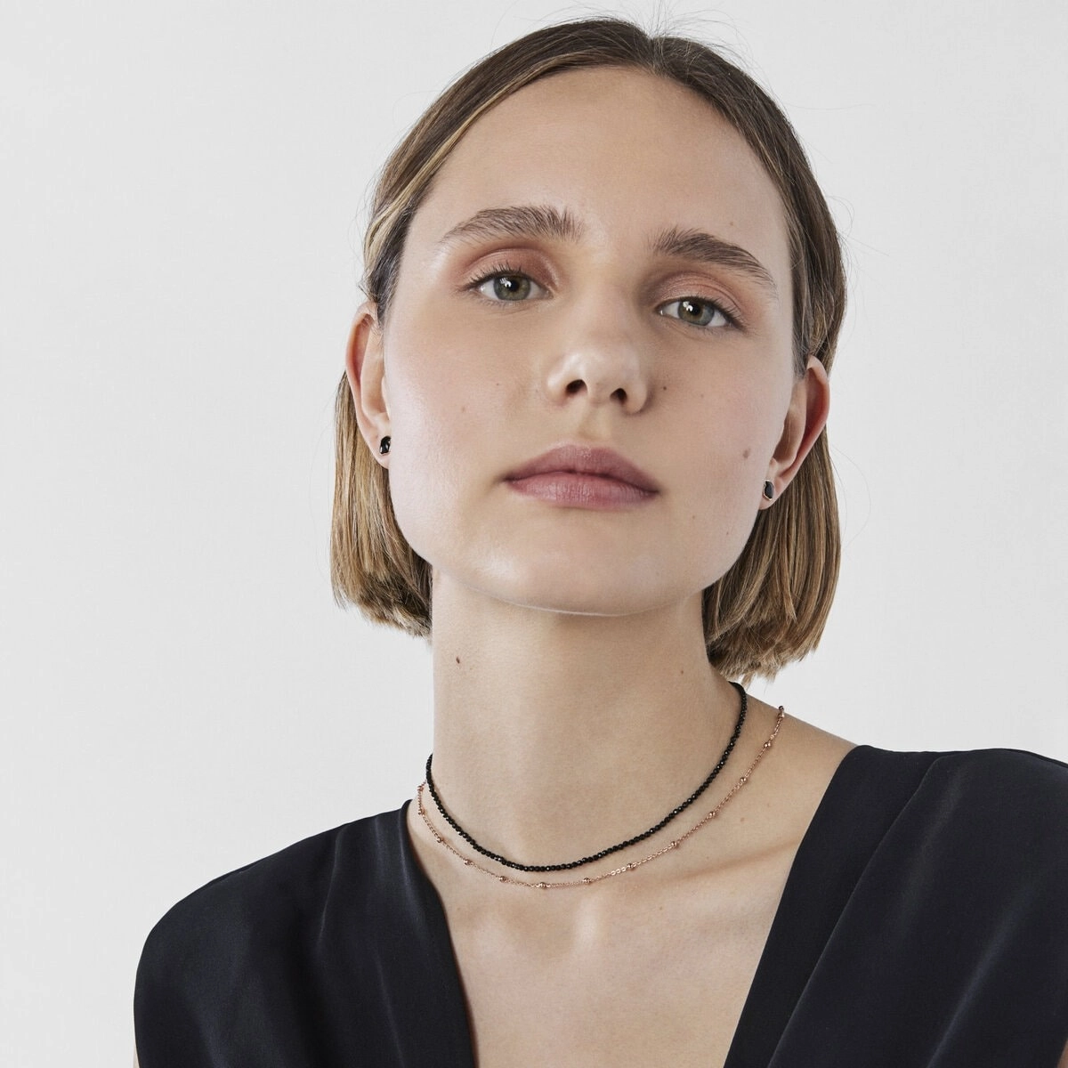 TOUS 18K Rose gold plated Silver Earring/ 614933530