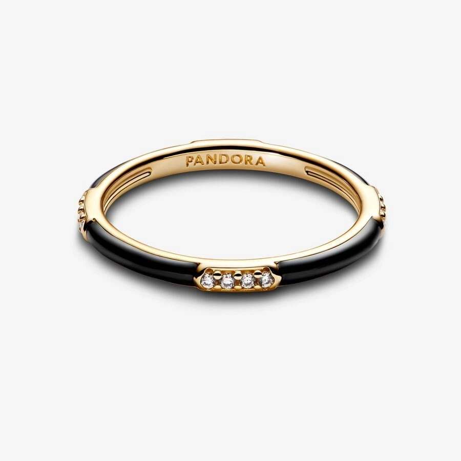 PANDORA Me серебряное кольцо с покрытием 14К золота/ 163686C01-54