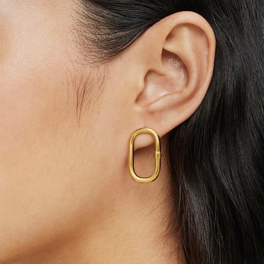 TOUS 18K Gold plated Silver Earring/ 1004163500