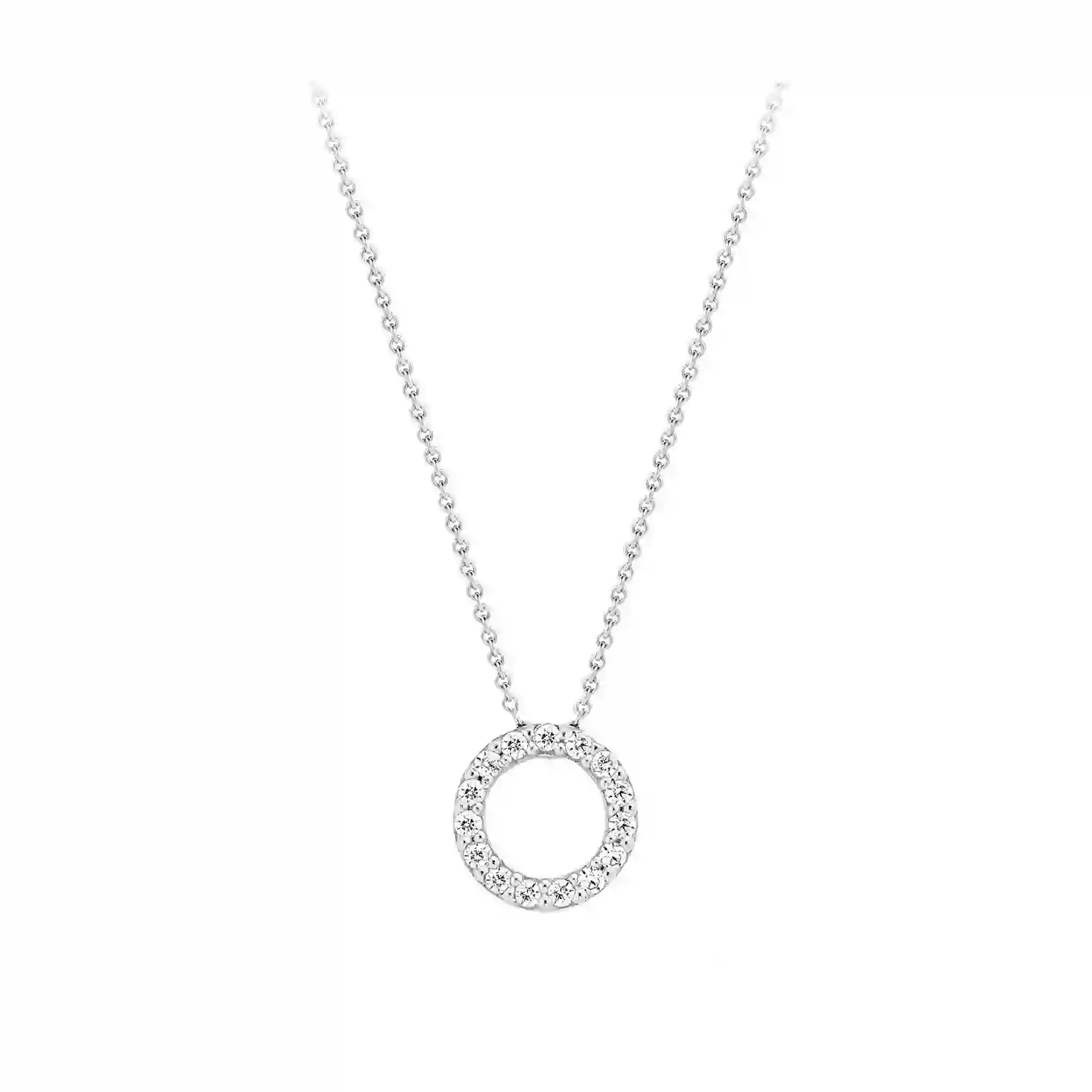 Blush 14K White Gold Necklace/ 3065WZI