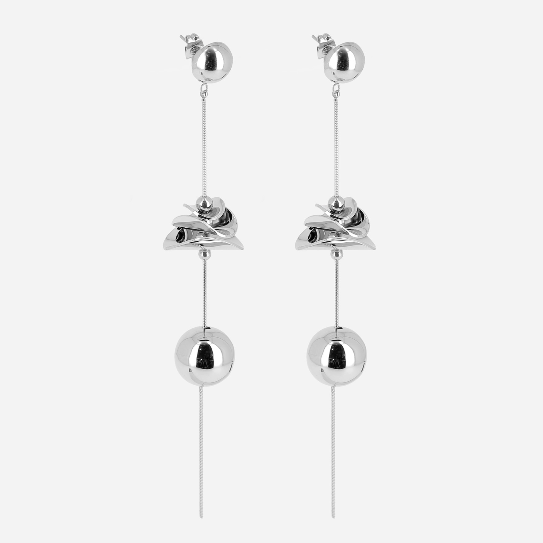 Zag Bijoux Stainless Steel Surgical Earring/ SEL23059-00UNI