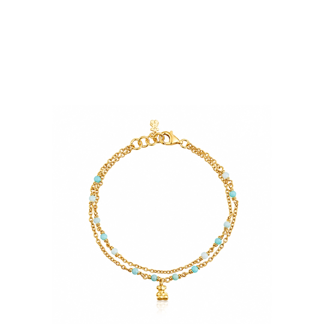 TOUS Серебряный браслет с 18K позолотой/311561600