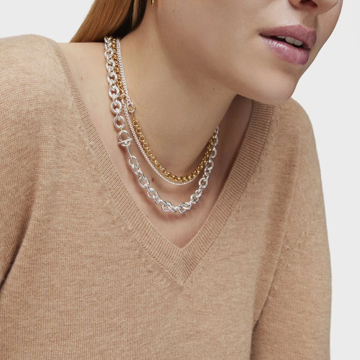TOUS Silver Necklace/ 1004114100