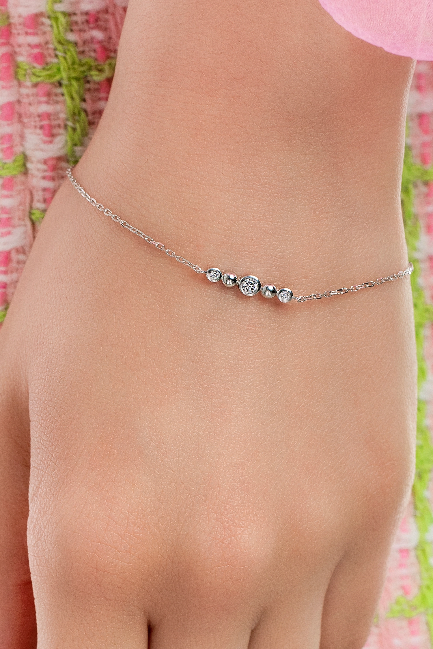 L'atelier Precieux Silver Bracelet/ 87374018