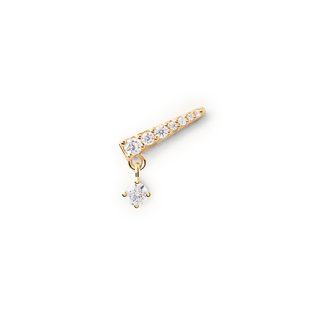 PDPAOLA 14K Gold Plated Silver Single Earring/ PG01-740-U