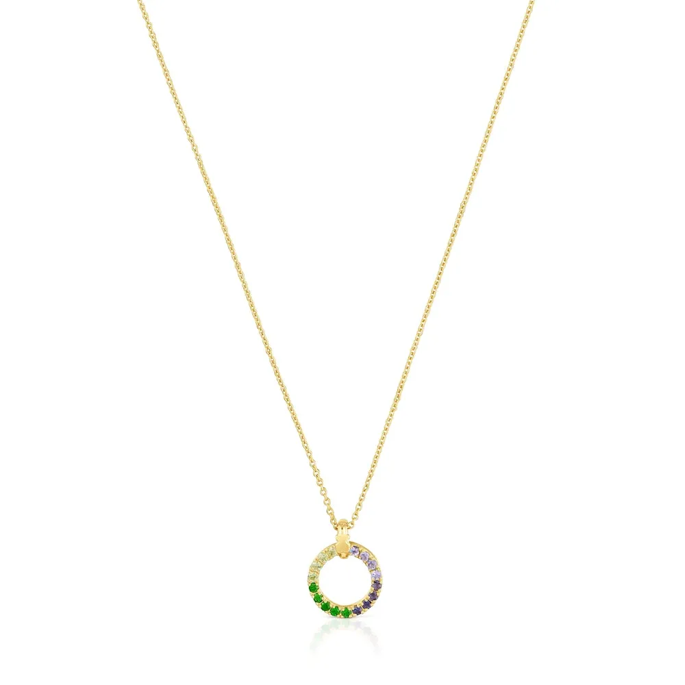 TOUS 18K Gold Plated Silver Necklace/ 1004564800