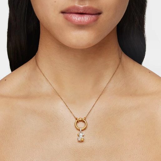 TOUS 18K Gold plated Silver Necklace/ 712342502