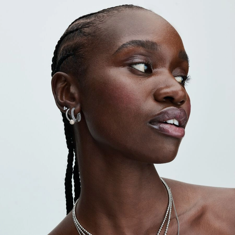 PANDORA Timeless серебряные серьги/ 293171C01