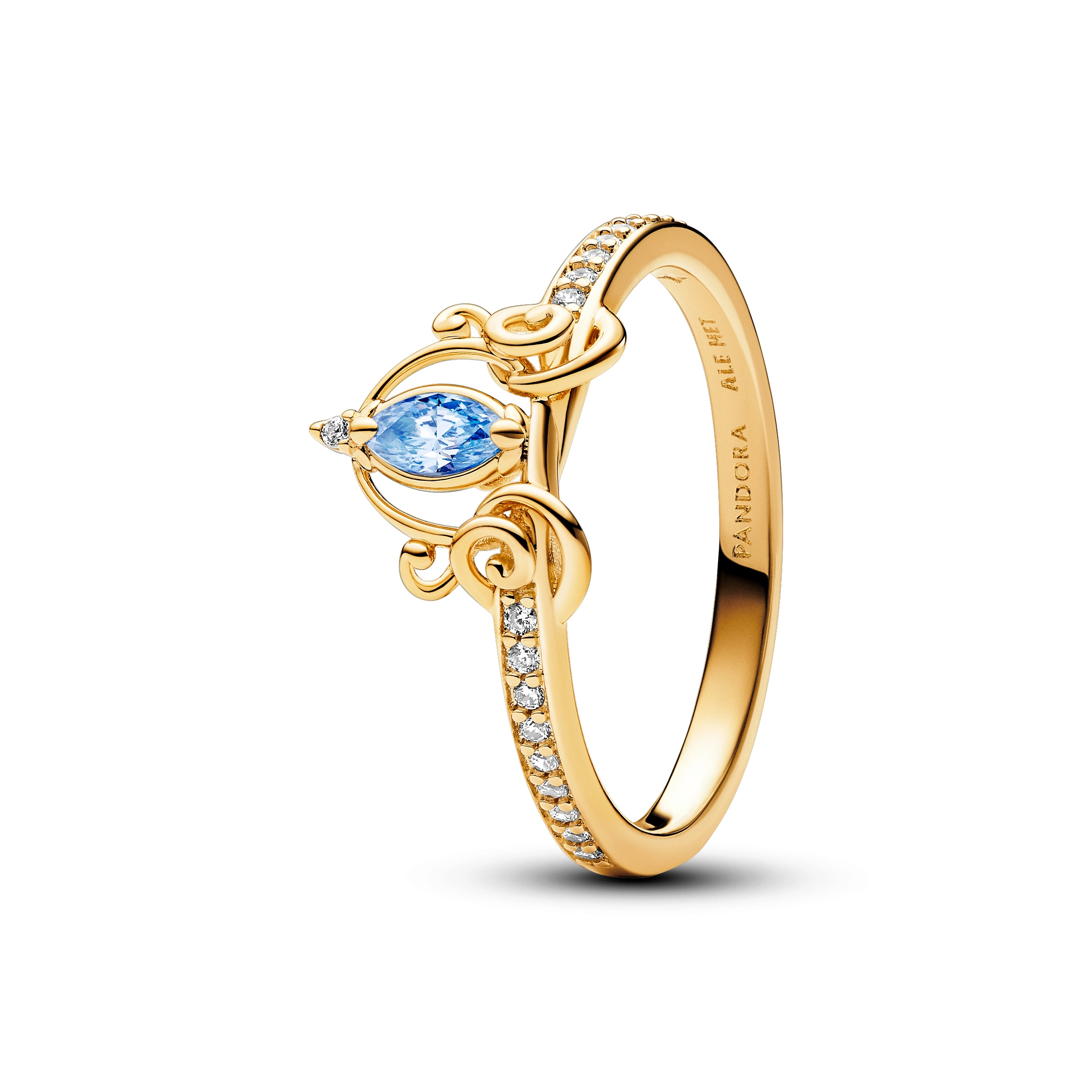 PANDORA Disney 14K Gold Plated Silver Ring/ 163059C01-52