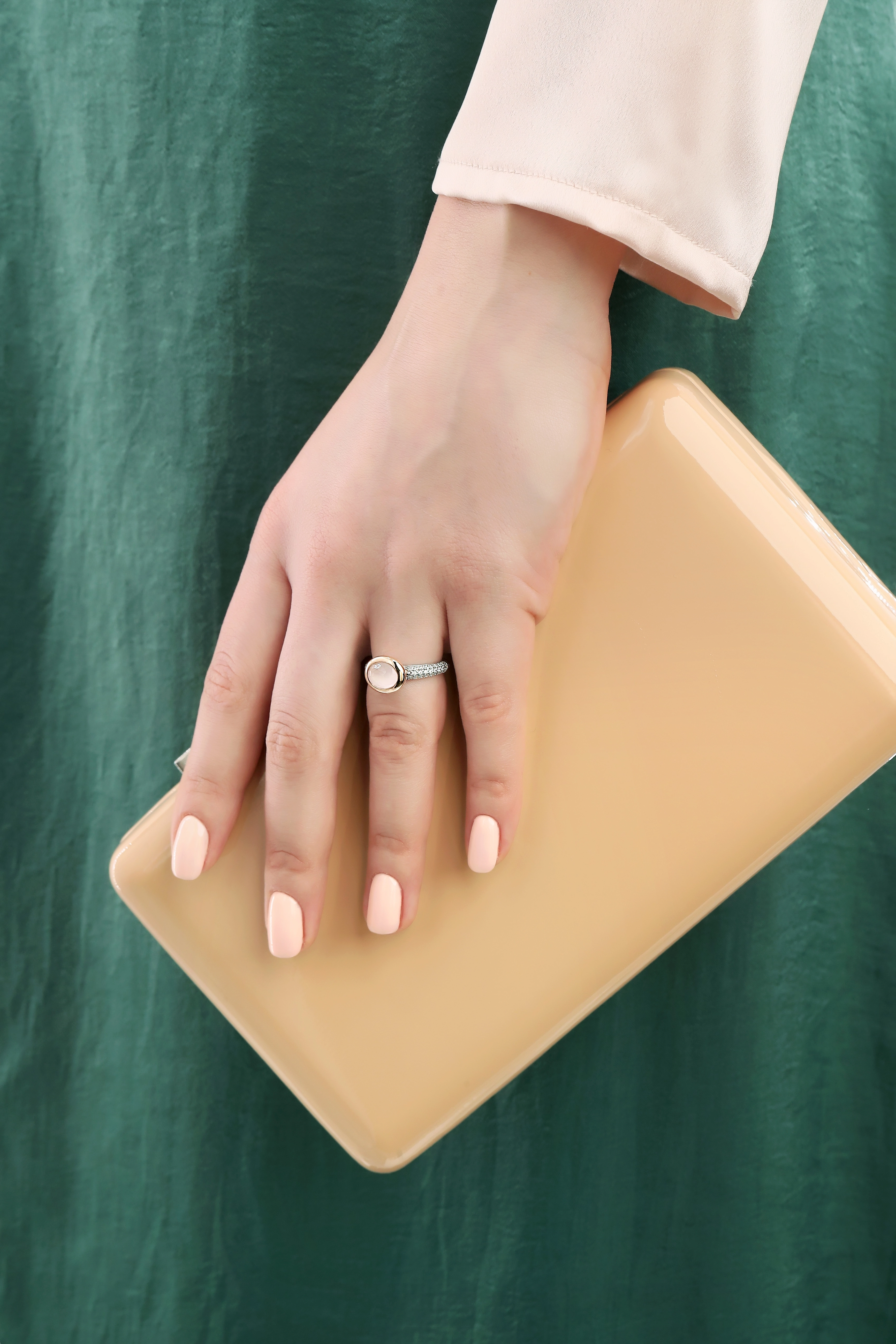 Ti Sento 18K Gold Plated Silver Ring/ 12077LP-50
