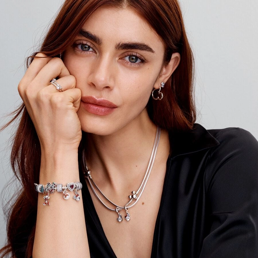 PANDORA Disney Silver Necklace/ 393529C00-45