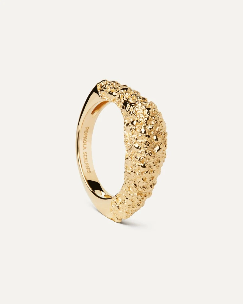 PDPAOLA 18K Gold Plated Silver Ring/ AN01-B71-14