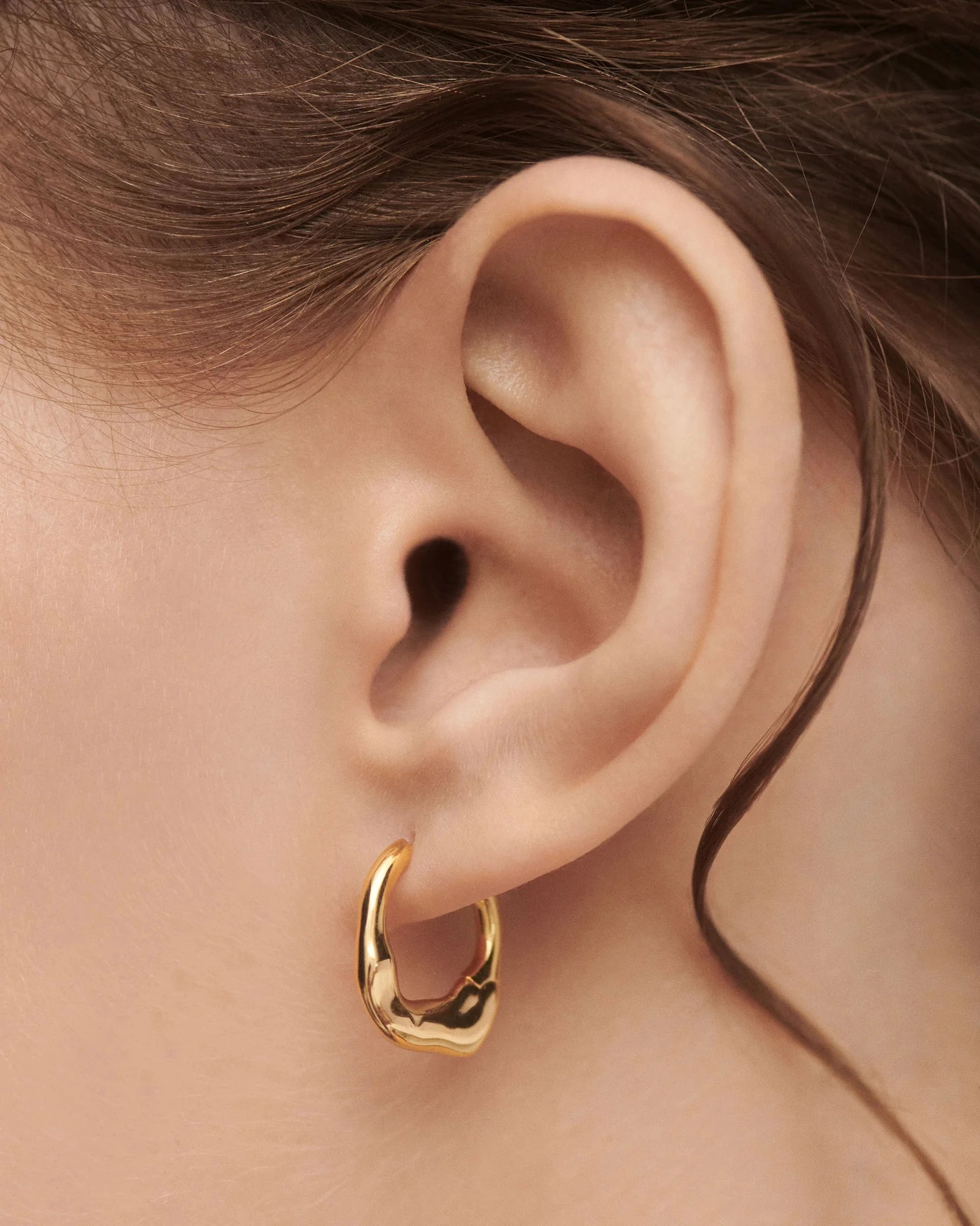 PDPAOLA 18K Gold Plated Silver Earring/ AR01-C27-U