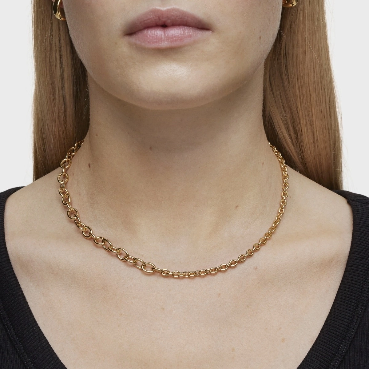 TOUS 18K Gold plated Silver Necklace/ 211412502