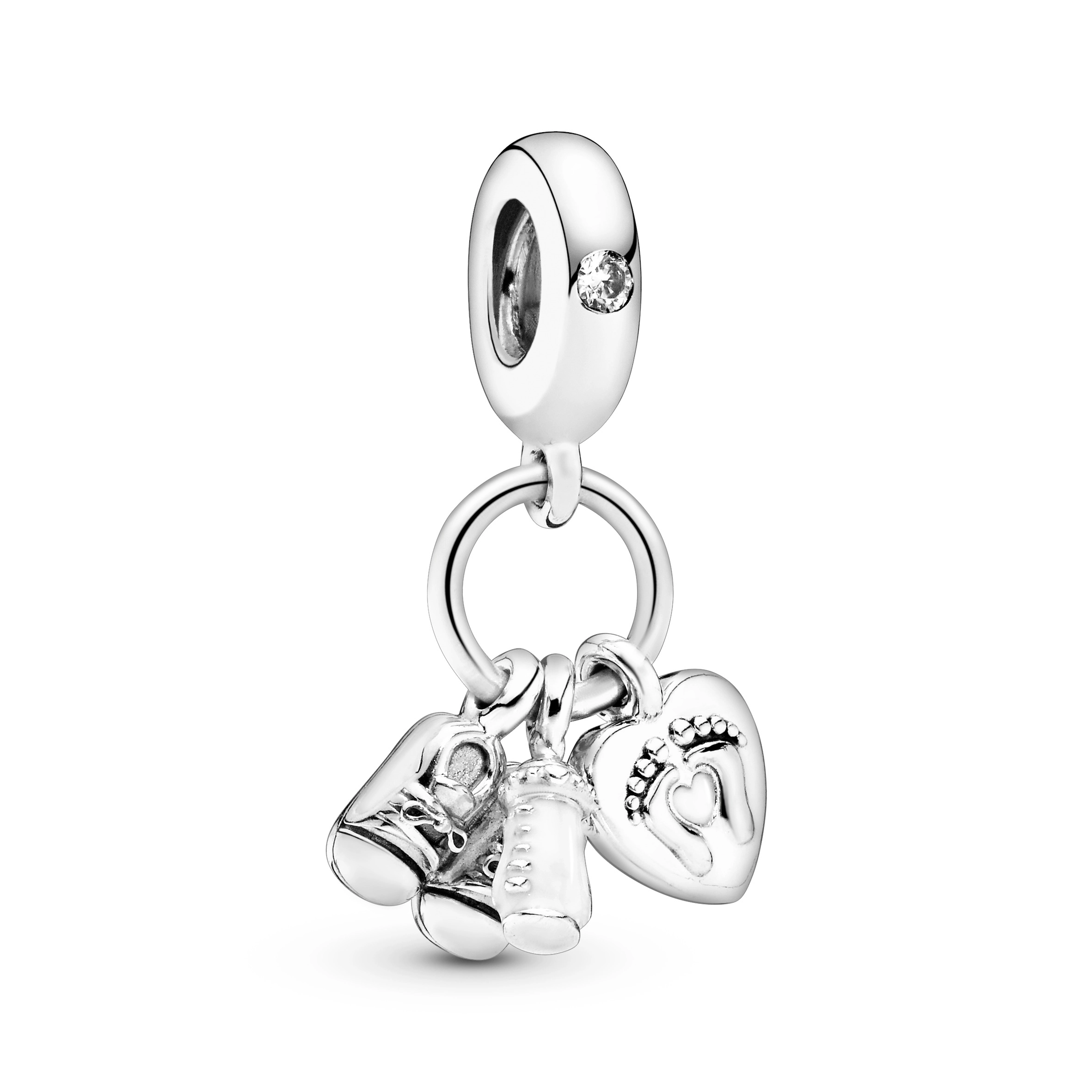 PANDORA Moments Silver Charm/ 798106CZ