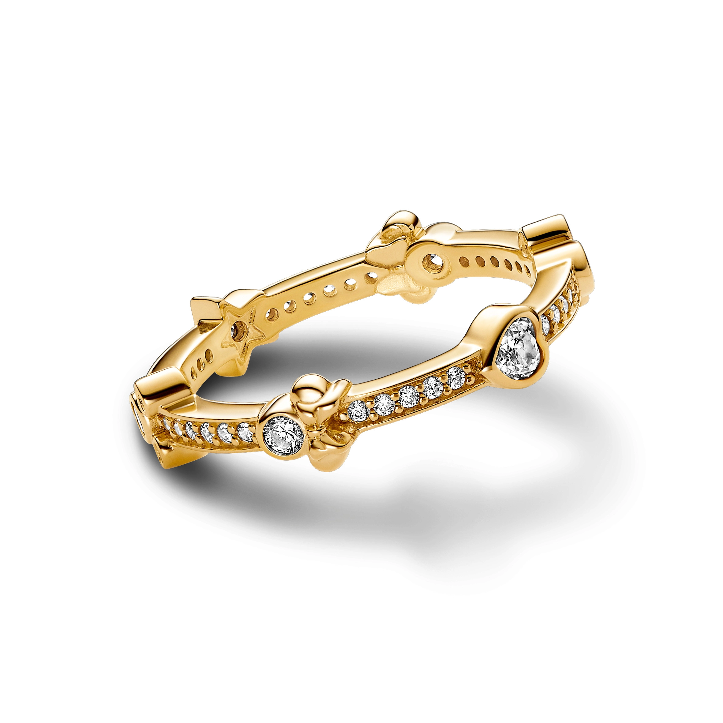 PANDORA Disney 14K Ոսկեպատ Արծաթյա Մատանի/ 162957C01-56