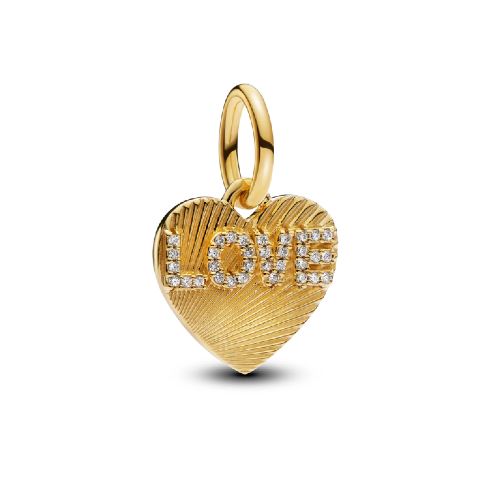 Pandora Gold Plated Bracelet and Charm