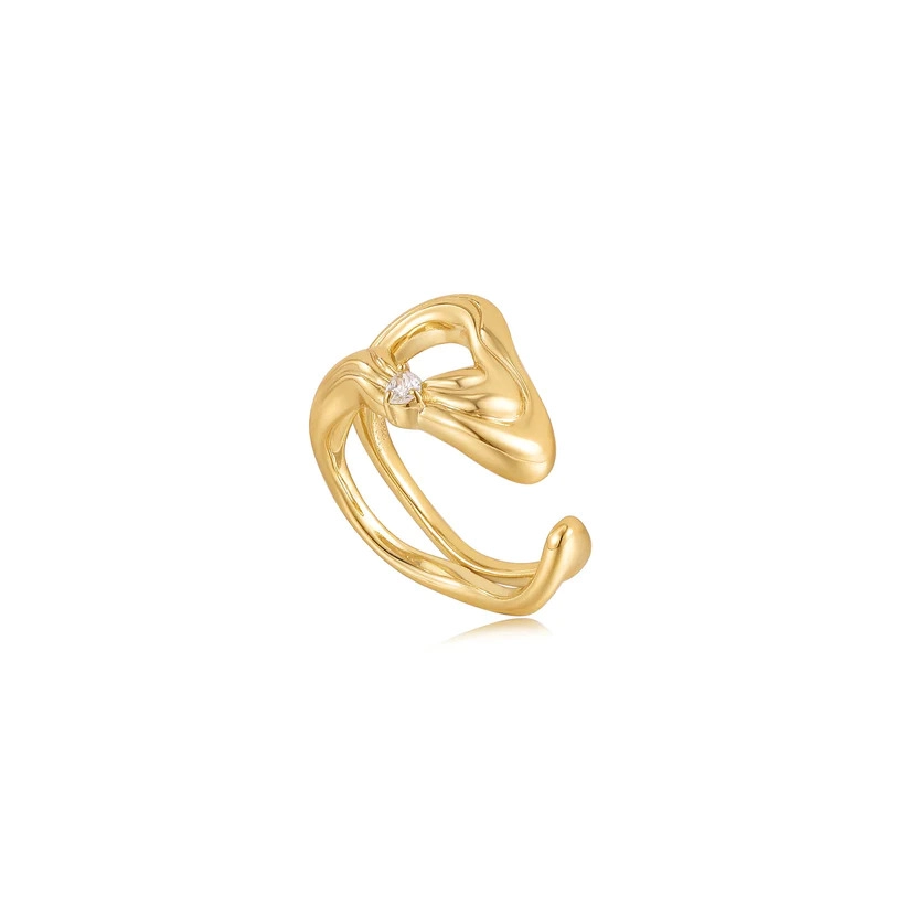 Ania Haie 14K Gold Plated Silver Ring/ R050-02G