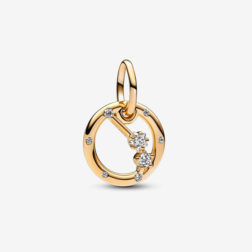 PANDORA Moments 14K Gold Plated Silver Charm/ 762719C01