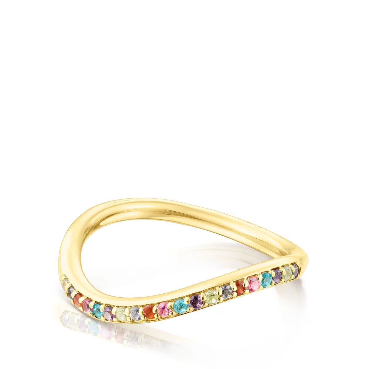 Кольцо TOUS из серебра с 18K позолотой/211435591