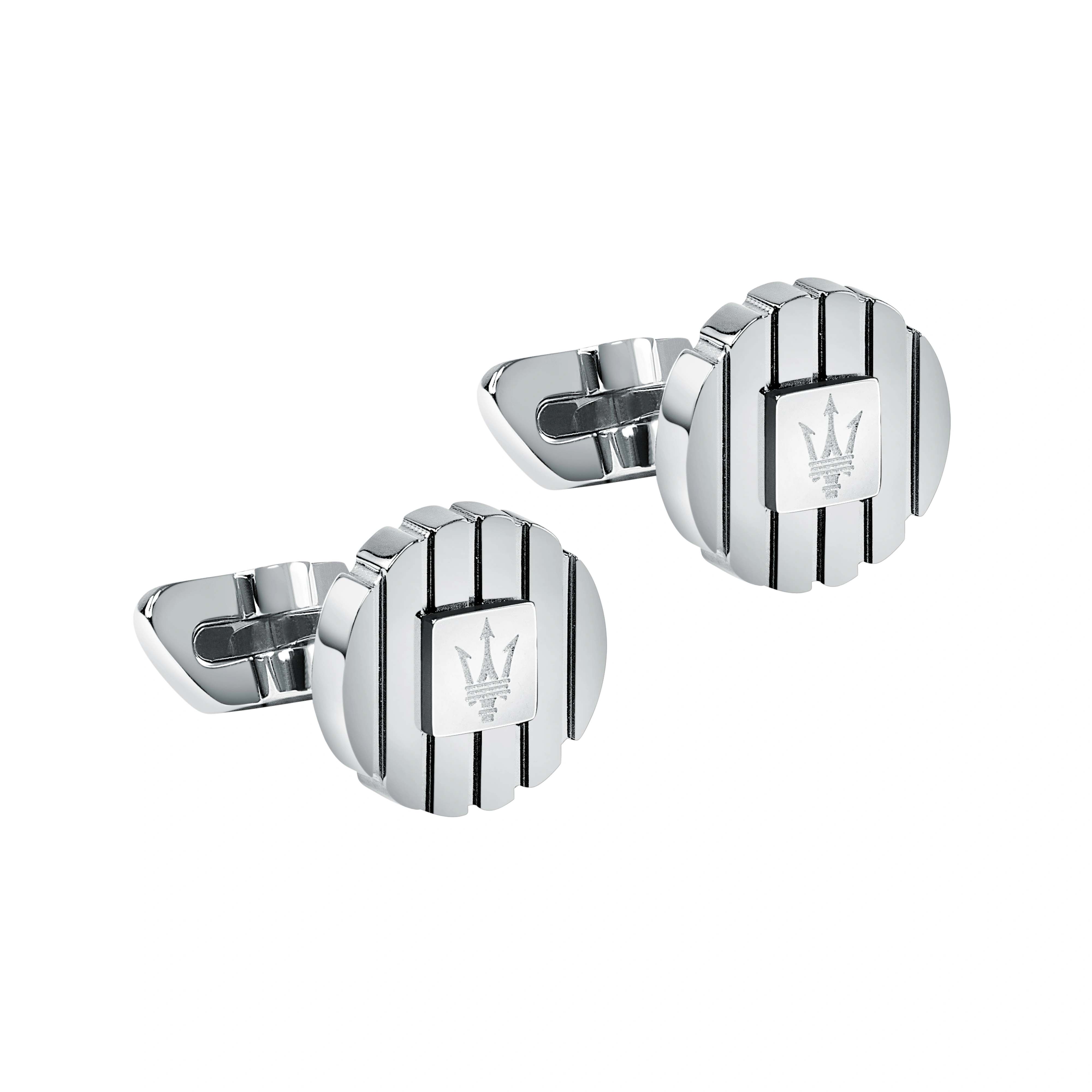 Maserati Stainless Steel Cufflinks/ JM5249JD01