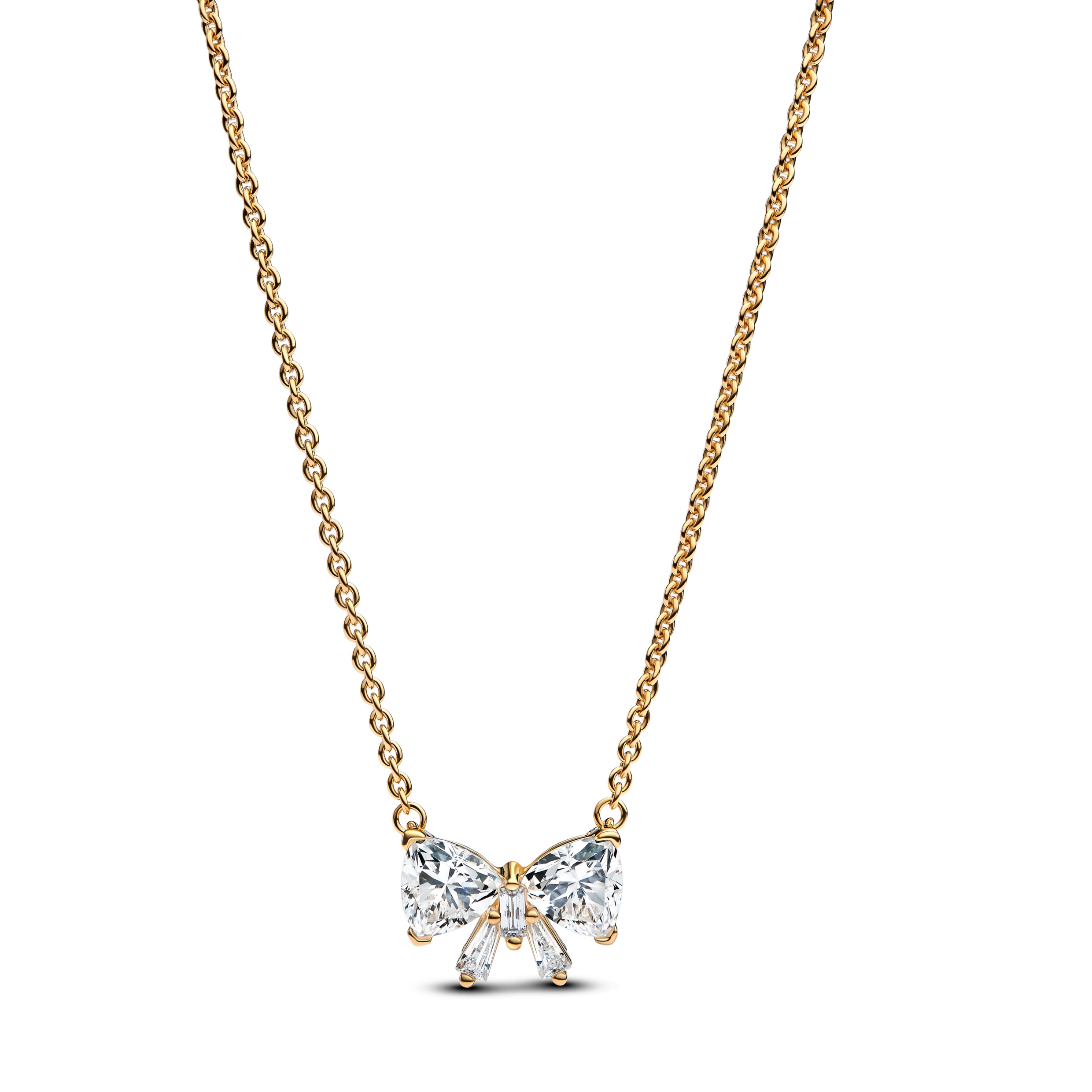 PANDORA Timeless 14K Gold Plated Silver Necklace/ 363508C01-45