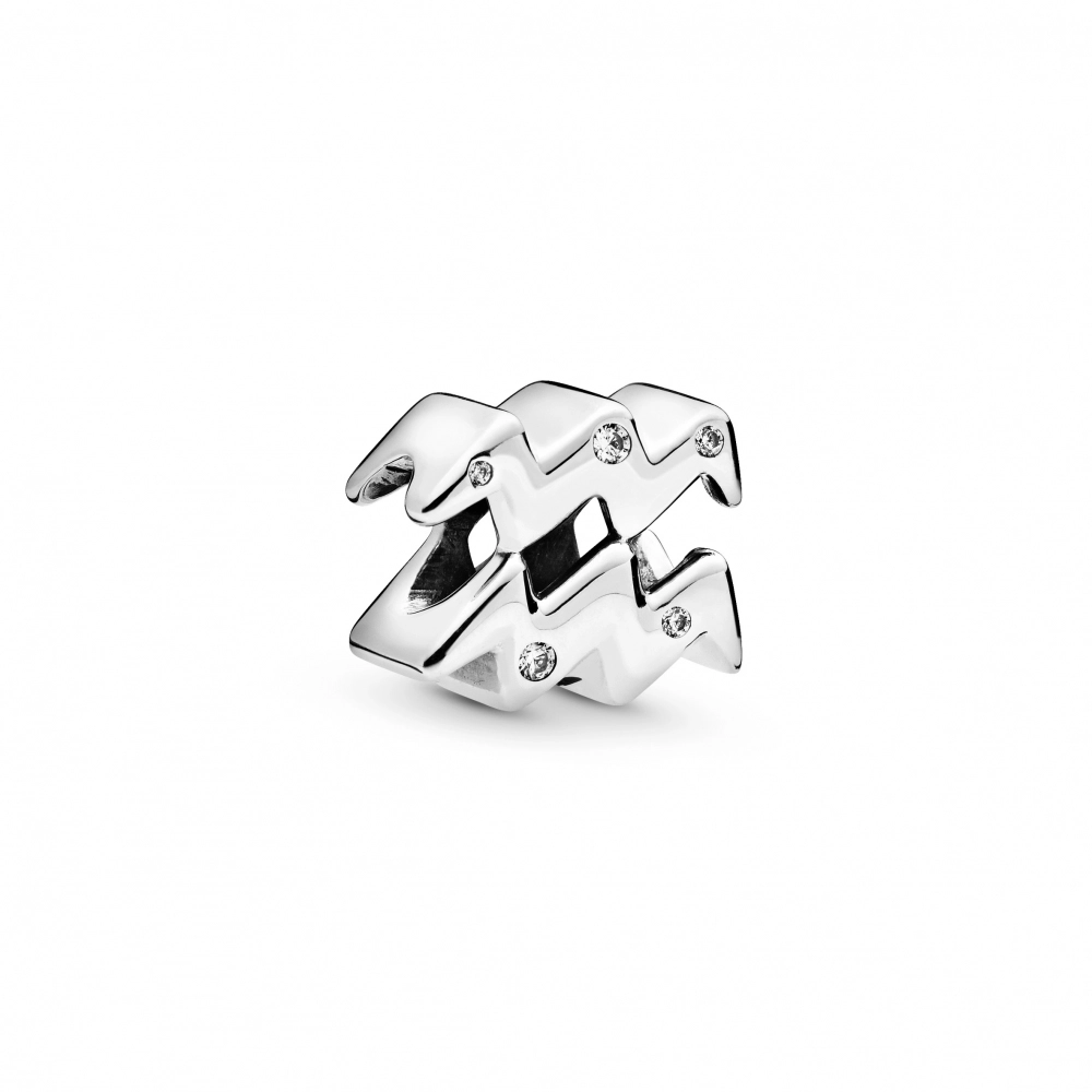 PANDORA Moments Silver Charm / Aquarius / 798415C01