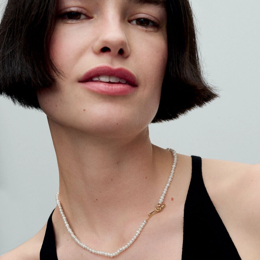 PANDORA Essence 14K Ոսկեպատ Արծաթյա Վզնոց/ 363297C01-45