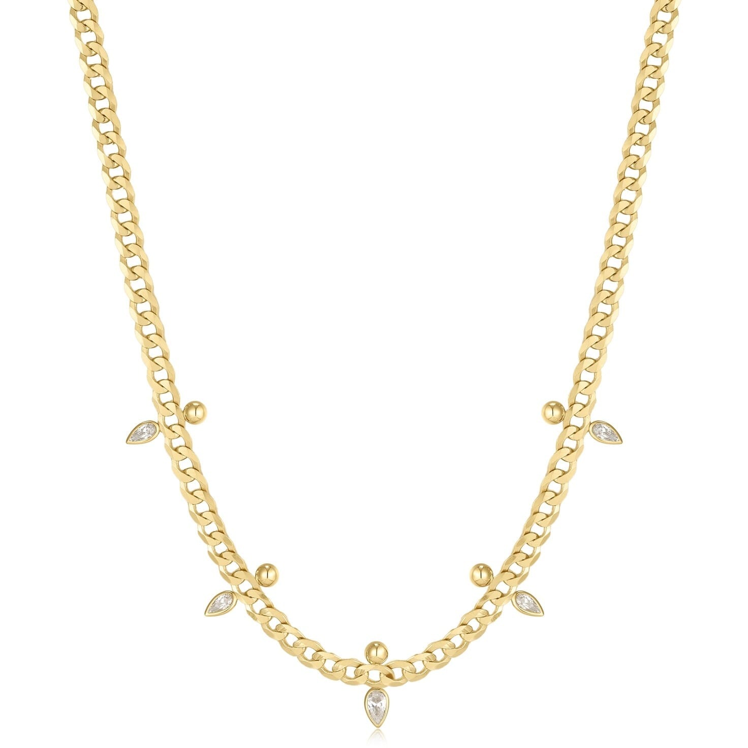 Ania Haie 14K Gold Plated Silver Necklace/ N053-07G