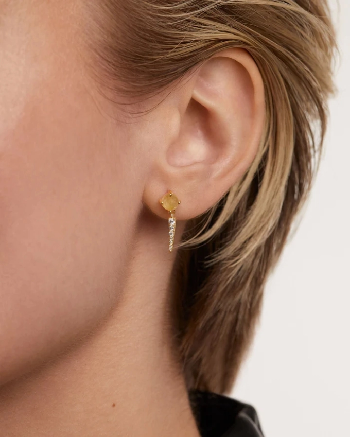 PDPAOLA 18K Gold Plated Silver Single Earring/ PG01-719-U