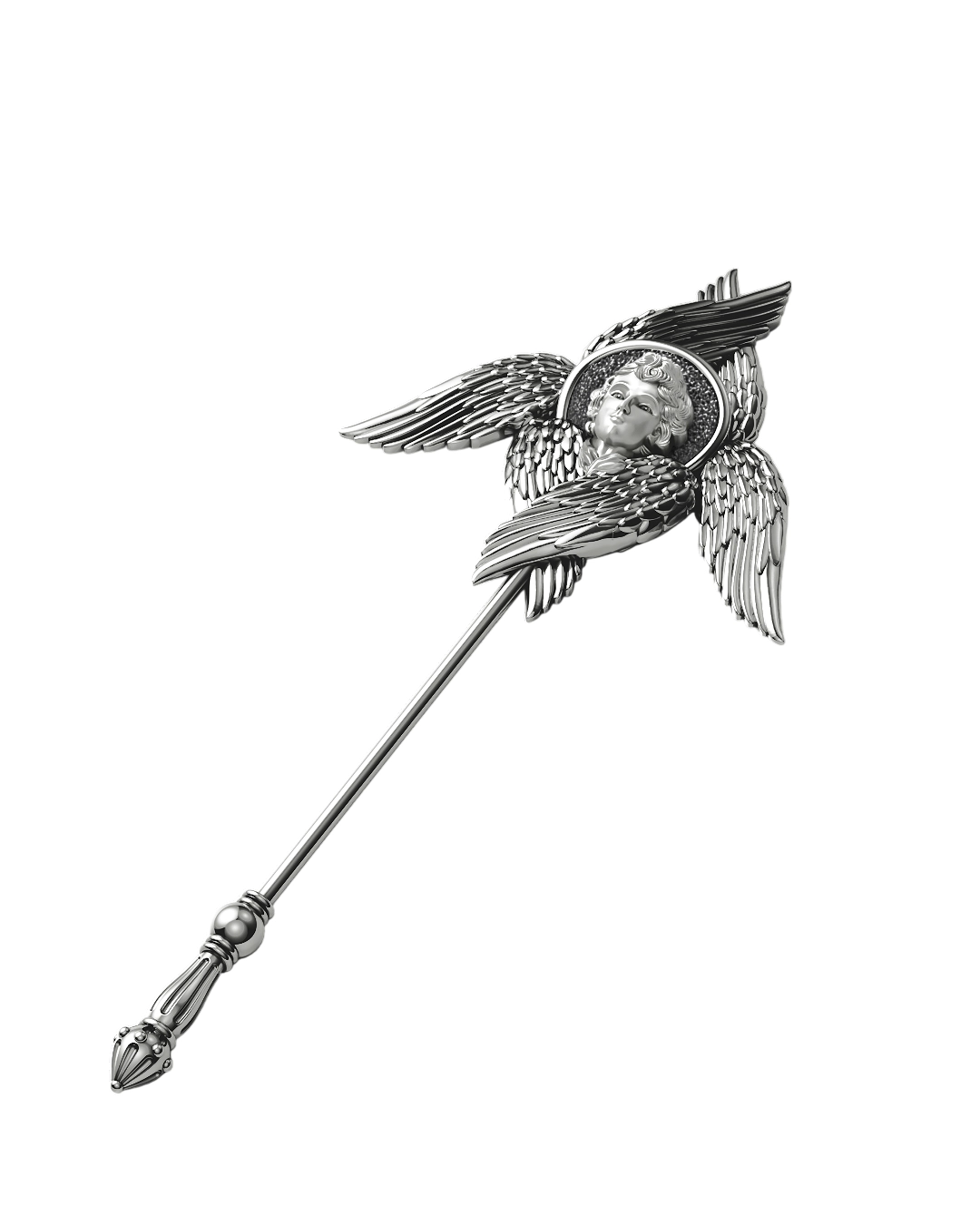 Silver Brooch "Shurishkan" / CD0891