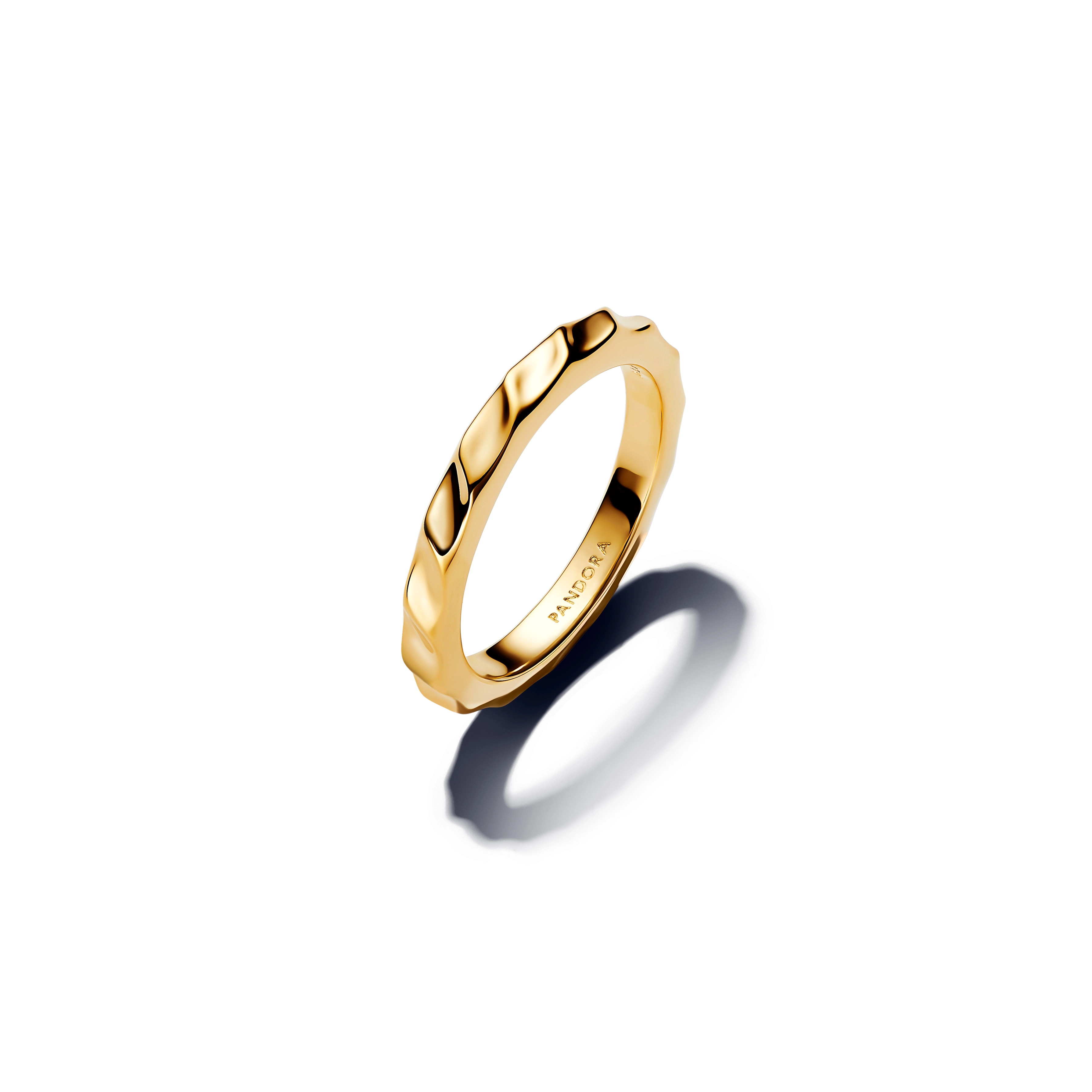 PANDORA ESSENCE 14K Gold Plated Silver Ring/ 163885C00-54