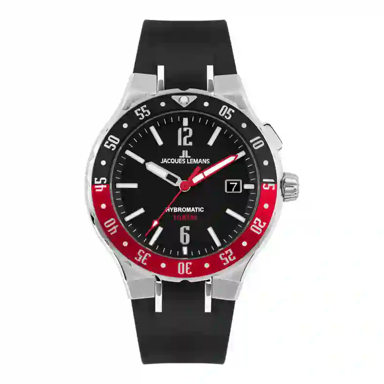 Jacques Lemans  Men's Hybromatic Wristwatch/ 1-2109A