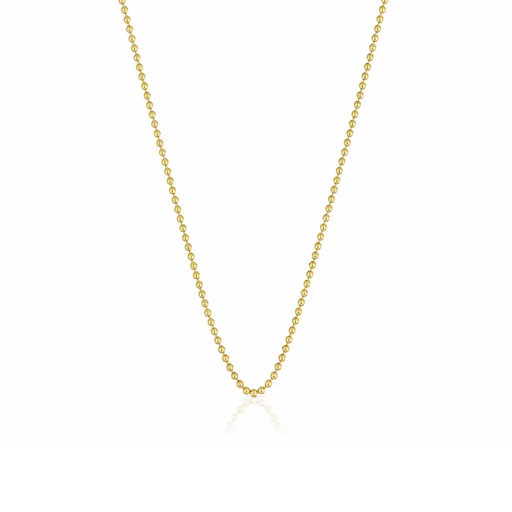 TOUS 18K Gold plated Silver Necklace/ 311903210