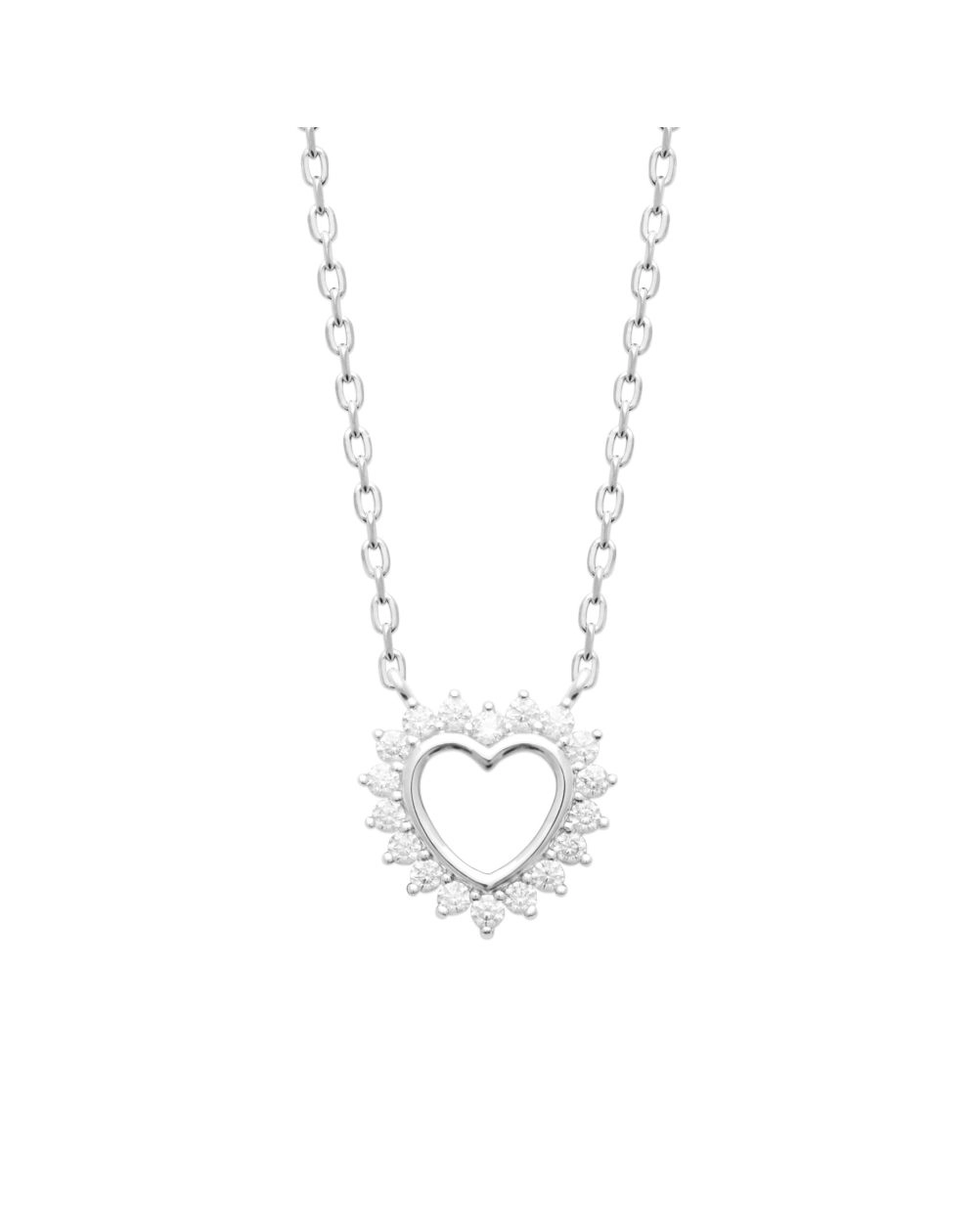 L'atelier Precieux Silver Necklace/ 87396345