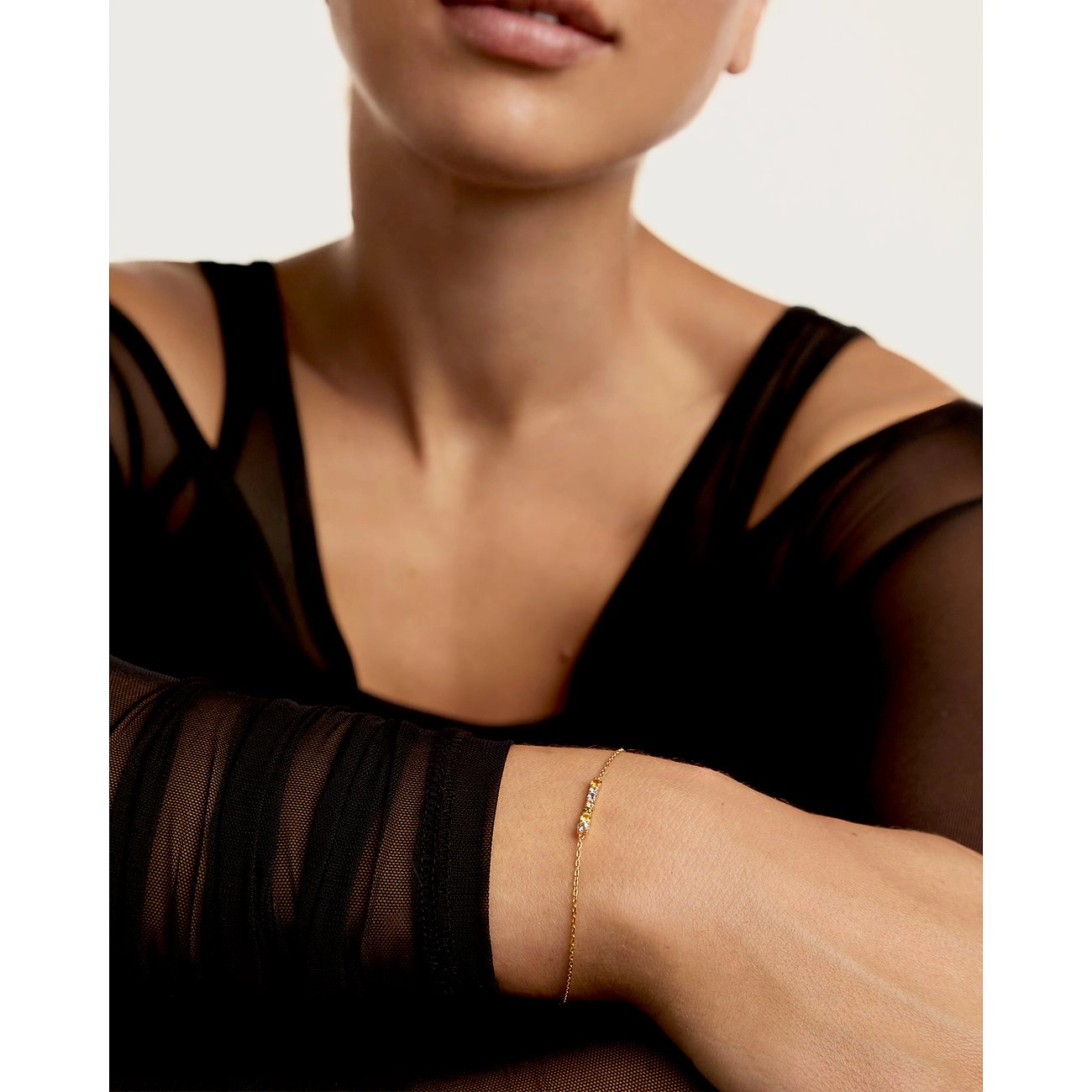 PDPAOLA 18K Gold Plated Silver Bracelet/ PU01-788-U