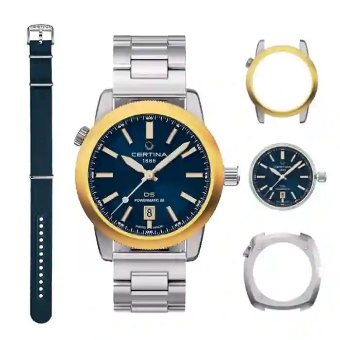 Certina Men's Automatic Wristwatch set/ C041.407.19.041.01 Switzerland