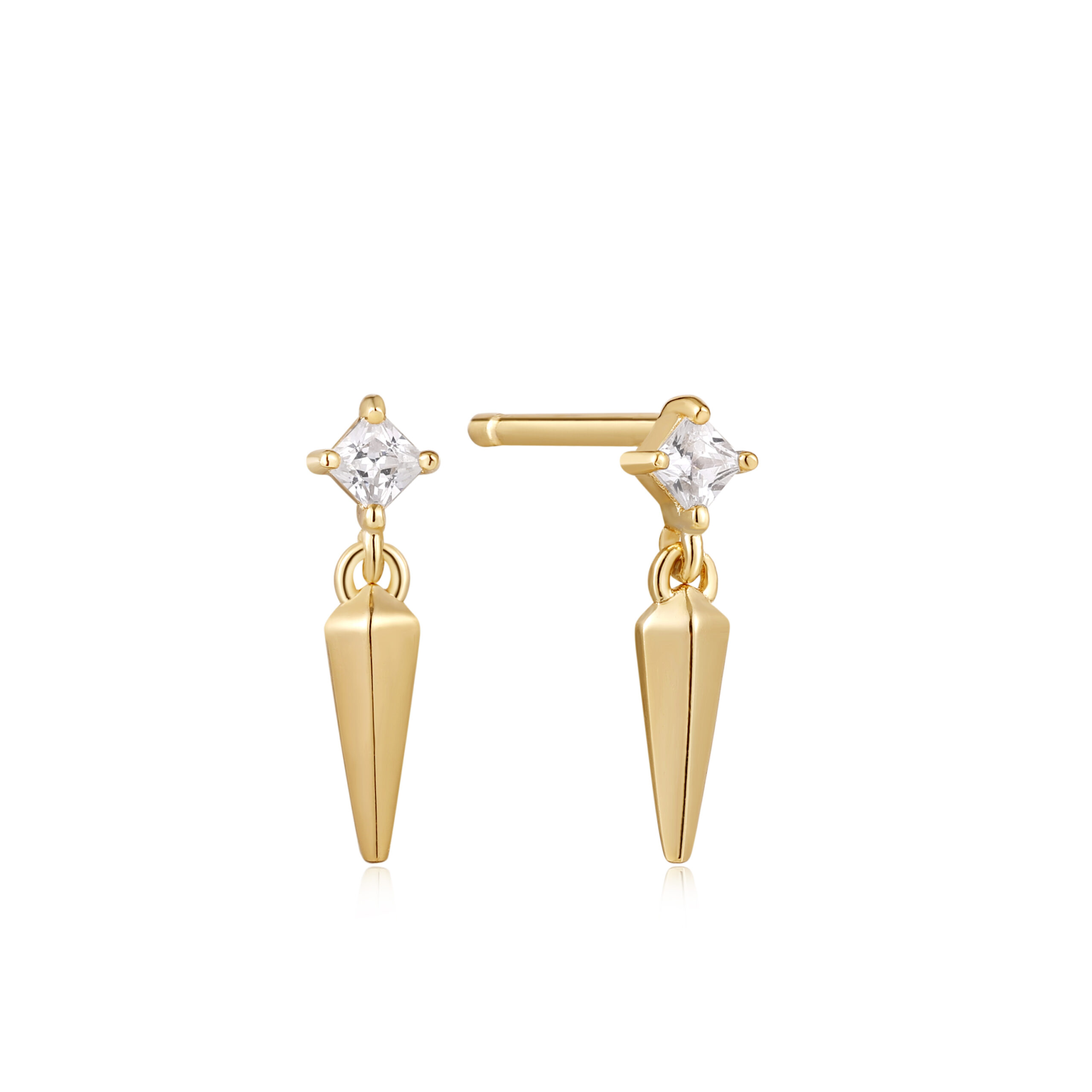 Ania Haie 14K Gold Plated Silver Earring/ E041-03G-W