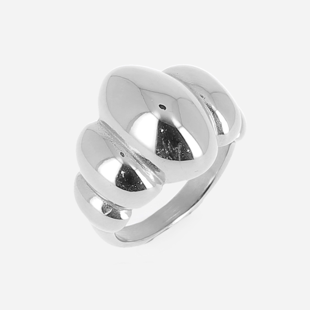 Zag Bijoux Stainless Steel Surgical Ring/ SRT24204-00UNI-56